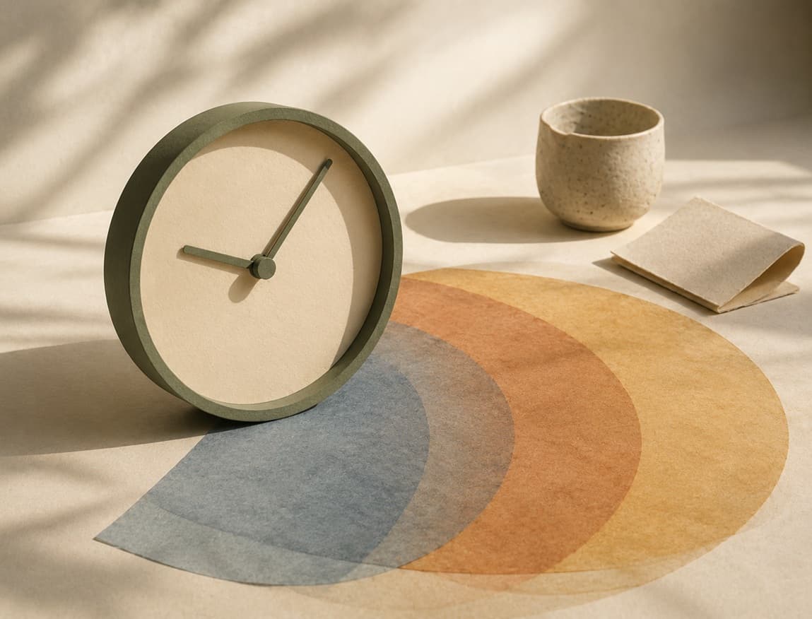 Editorial still life of The Philosophy of a Clock