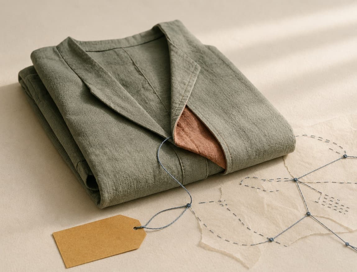 Editorial still life of The Philosophy of Clothing