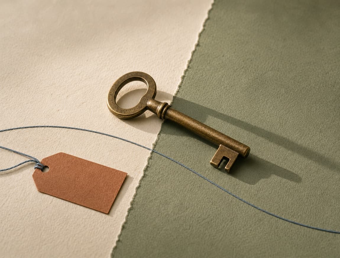 Editorial still life of The Philosophy of a Key