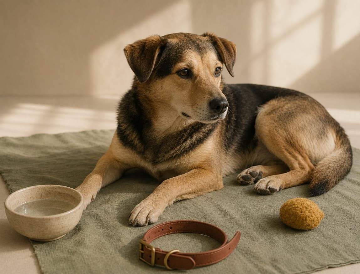 Editorial still life of The Philosophy of a Pet